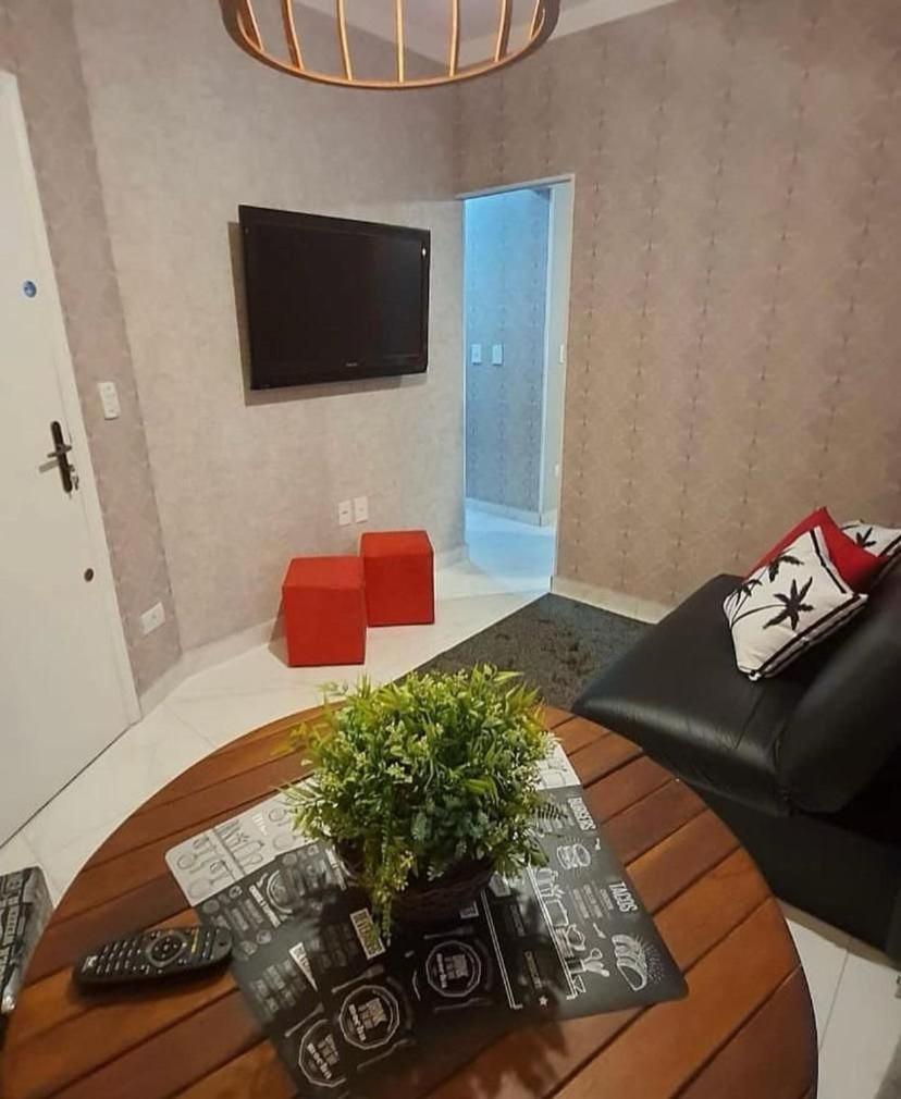113 Canto Do Forte - 1Dorm - 200 M Da Praia E 20M Dos Bares E Restaurantes - Estacionamento Gratuito E Wi Fi , Tv A Cabo Praia Grande  Eksteriør billede