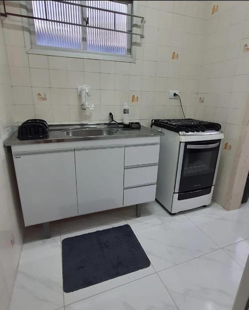 113 Canto Do Forte - 1Dorm - 200 M Da Praia E 20M Dos Bares E Restaurantes - Estacionamento Gratuito E Wi Fi , Tv A Cabo Praia Grande  Eksteriør billede
