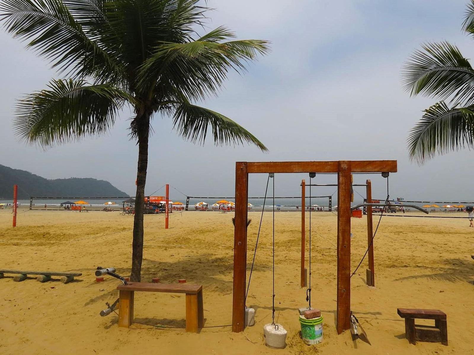 113 Canto Do Forte - 1Dorm - 200 M Da Praia E 20M Dos Bares E Restaurantes - Estacionamento Gratuito E Wi Fi , Tv A Cabo Praia Grande  Eksteriør billede