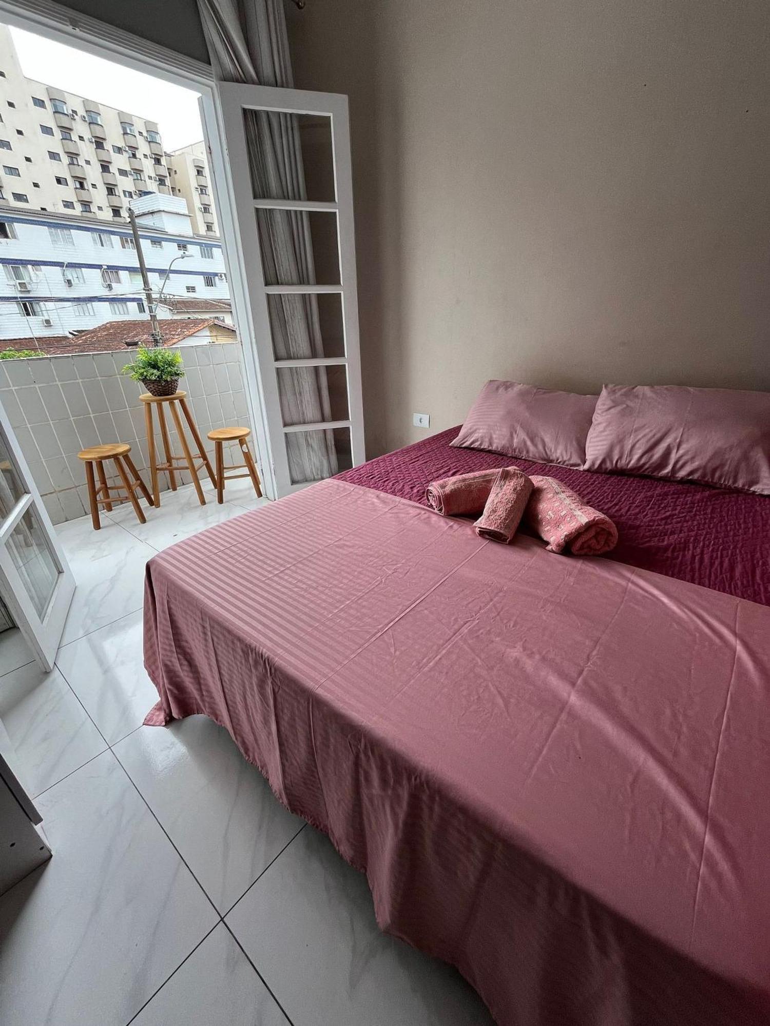 113 Canto Do Forte - 1Dorm - 200 M Da Praia E 20M Dos Bares E Restaurantes - Estacionamento Gratuito E Wi Fi , Tv A Cabo Praia Grande  Eksteriør billede